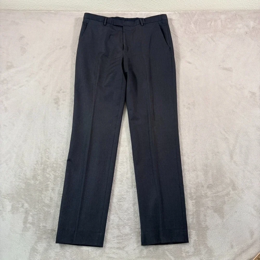 HUGO BOSS Johnstons 1 Lenon 2 Piece Suit Men 40L Grey Reda Wool Pants 34x32